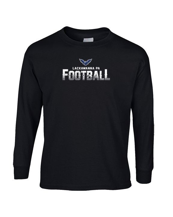 Lackawanna College Falcons PA Football Logo - Cotton Longsleeve