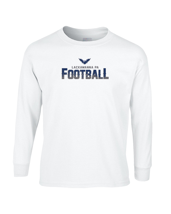 Lackawanna College Falcons PA Football Logo - Cotton Longsleeve