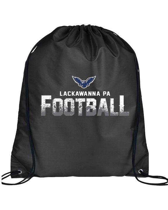 Lackawanna College Falcons PA Football Logo - Drawstring Bag