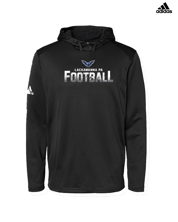 Lackawanna College Falcons PA Football Logo - Mens Adidas Hoodie