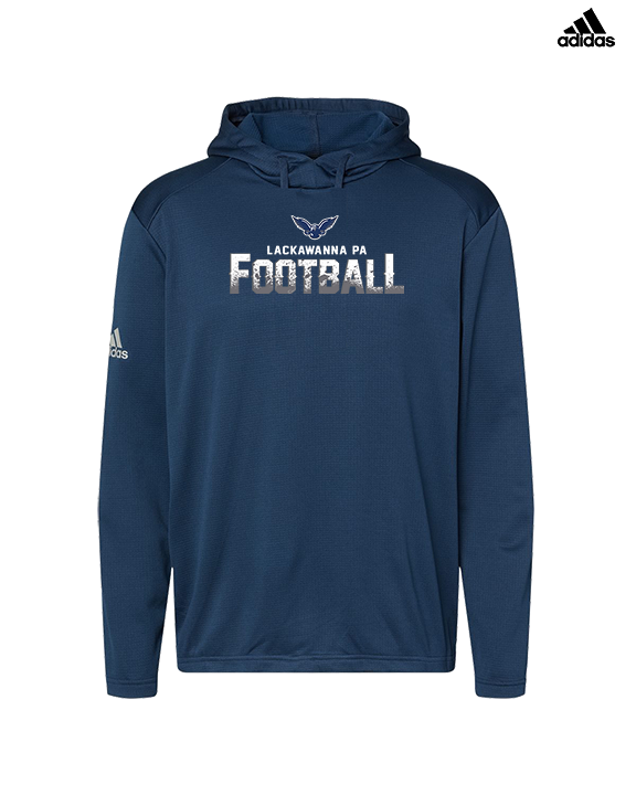 Lackawanna College Falcons PA Football Logo - Mens Adidas Hoodie