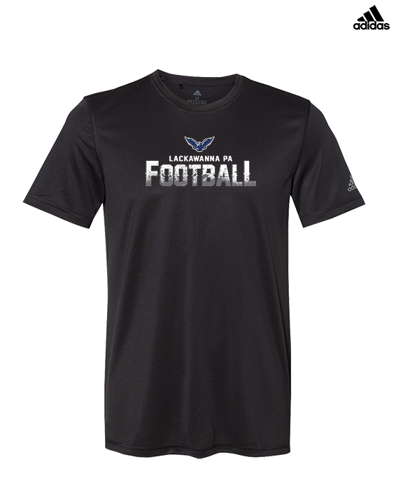 Lackawanna College Falcons PA Football Logo - Mens Adidas Performance Shirt