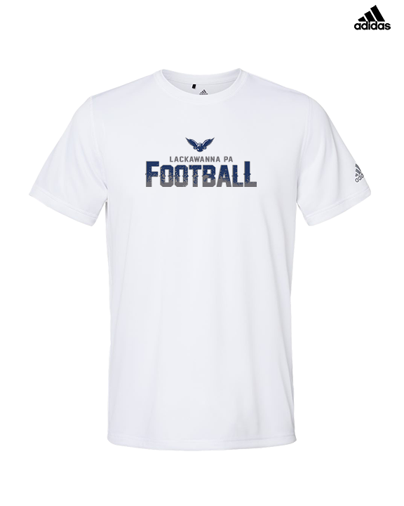 Lackawanna College Falcons PA Football Logo - Mens Adidas Performance Shirt