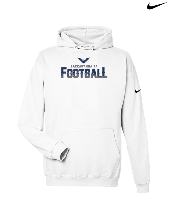 Lackawanna College Falcons PA Football Logo - Nike Club Fleece Hoodie