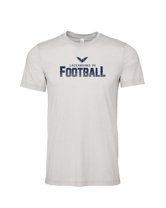 Lackawanna College Falcons PA Football Logo - Tri-Blend Shirt