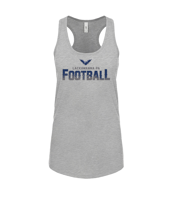 Lackawanna College Falcons PA Football Logo - Womens Tank Top