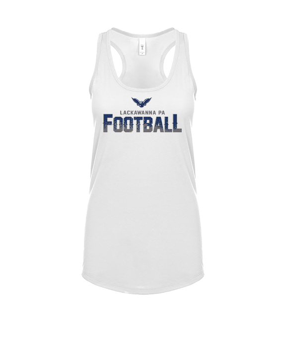 Lackawanna College Falcons PA Football Logo - Womens Tank Top