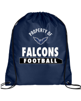 Lackawanna College Falcons PA Football Property - Drawstring Bag