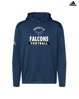 Lackawanna College Falcons PA Football Property - Mens Adidas Hoodie