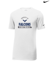 Lackawanna College Falcons PA Football Property - Mens Nike Cotton Poly Tee