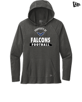Lackawanna College Falcons PA Football Property - New Era Tri-Blend Hoodie
