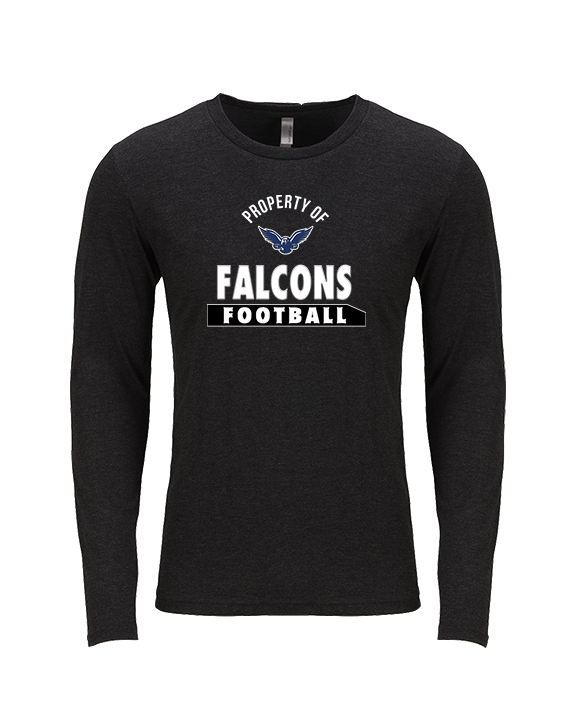 Lackawanna College Falcons PA Football Property - Tri-Blend Long Sleeve