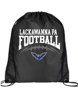 Lackawanna College Falcons PA Football School Football - Drawstring Bag