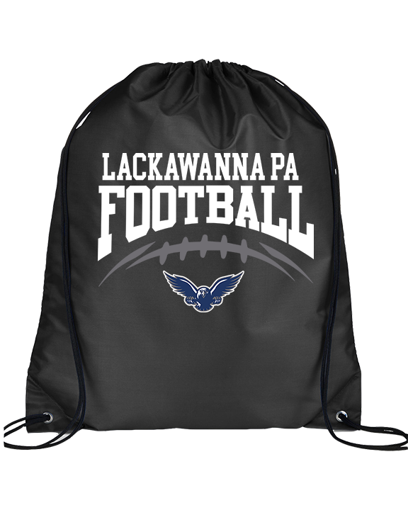 Lackawanna College Falcons PA Football School Football - Drawstring Bag