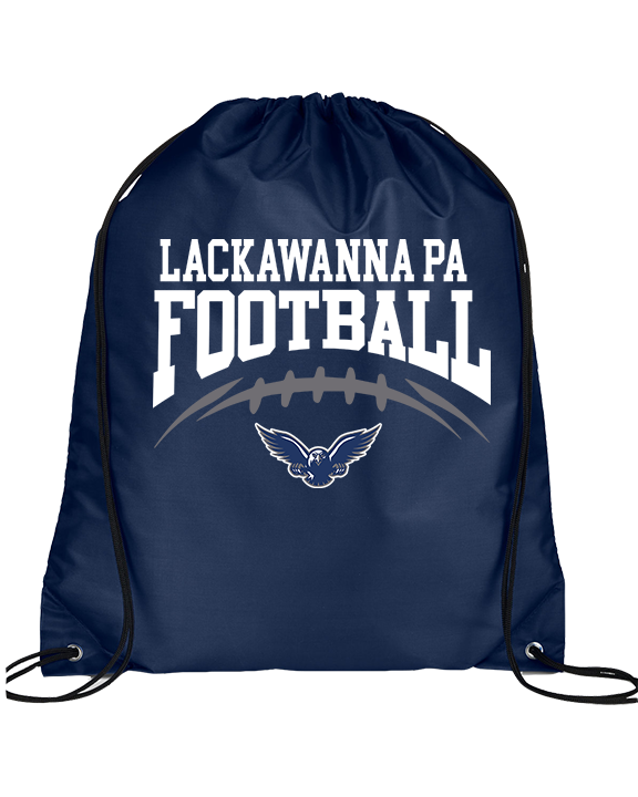 Lackawanna College Falcons PA Football School Football - Drawstring Bag