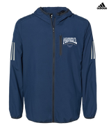 Lackawanna College Falcons PA Football School Football - Mens Adidas Full Zip Jacket