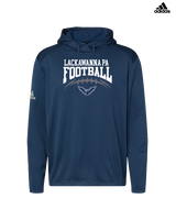 Lackawanna College Falcons PA Football School Football - Mens Adidas Hoodie