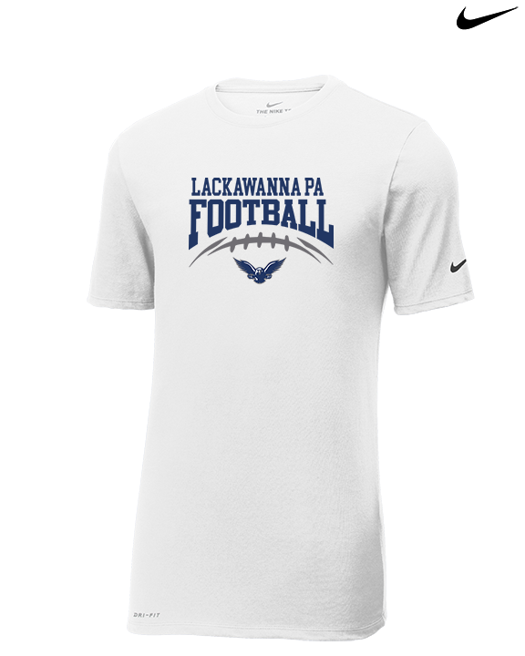 Lackawanna College Falcons PA Football School Football - Mens Nike Cotton Poly Tee
