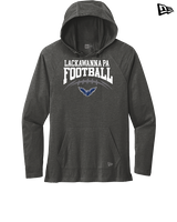 Lackawanna College Falcons PA Football School Football - New Era Tri-Blend Hoodie
