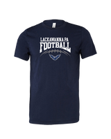 Lackawanna College Falcons PA Football School Football - Tri-Blend Shirt