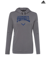 Lackawanna College Falcons PA Football School Football - Womens Adidas Hoodie