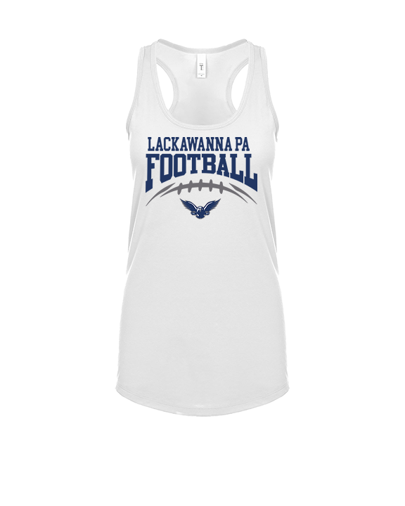 Lackawanna College Falcons PA Football School Football - Womens Tank Top