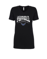 Lackawanna College Falcons PA Football School Football - Womens V-Neck