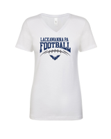 Lackawanna College Falcons PA Football School Football - Womens V-Neck