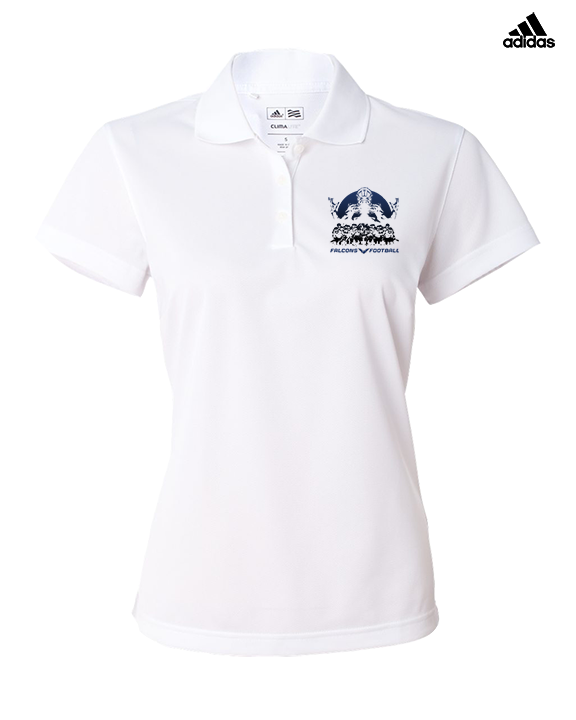 Lackawanna College Falcons PA Football Unleashed - Adidas Womens Polo