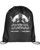 Lackawanna College Falcons PA Football Unleashed - Drawstring Bag