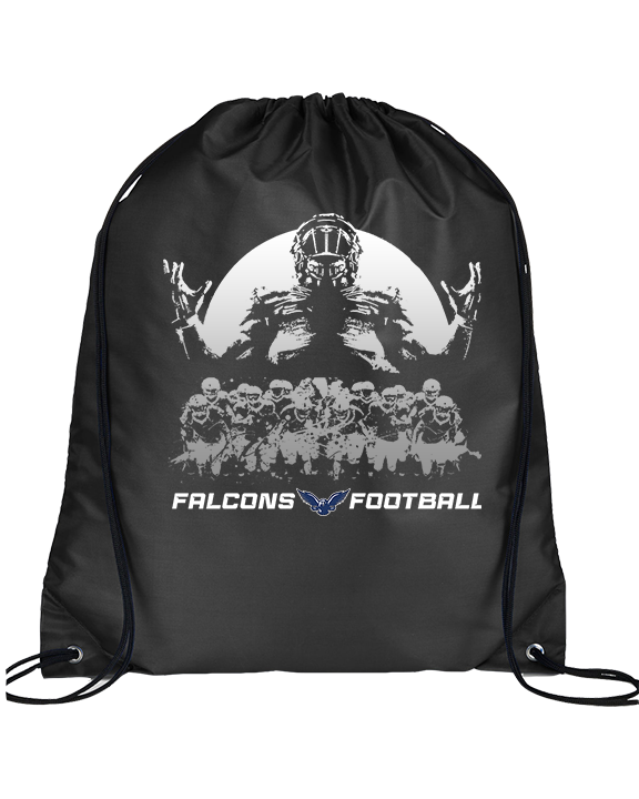 Lackawanna College Falcons PA Football Unleashed - Drawstring Bag