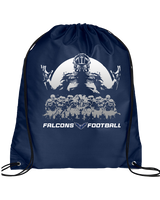 Lackawanna College Falcons PA Football Unleashed - Drawstring Bag