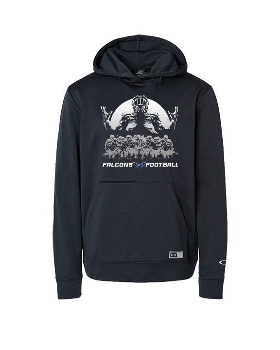 Lackawanna College Falcons PA Football Unleashed - Oakley Performance Hoodie