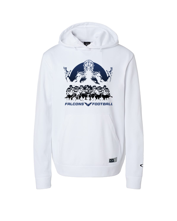 Lackawanna College Falcons PA Football Unleashed - Oakley Performance Hoodie