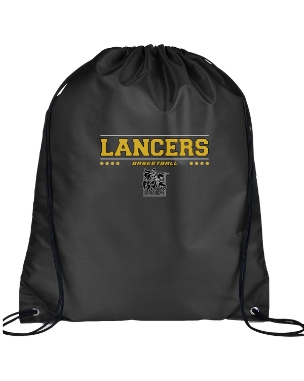 Lafayette HS Boys Basketball Border - Drawstring Bag