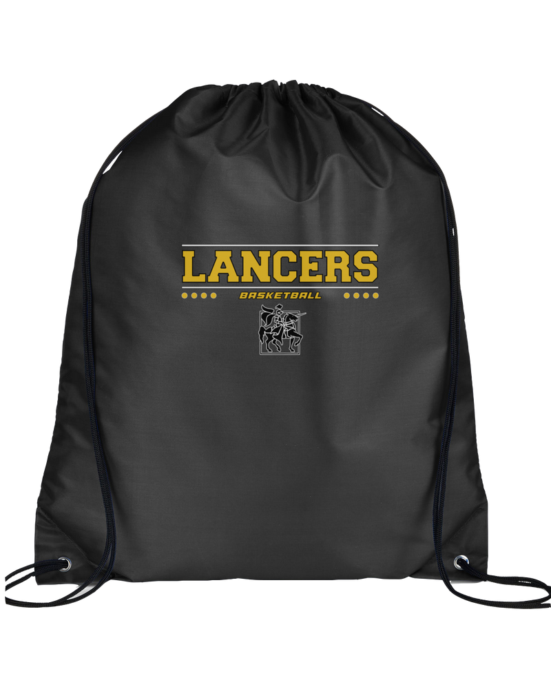 Lafayette HS Boys Basketball Border - Drawstring Bag