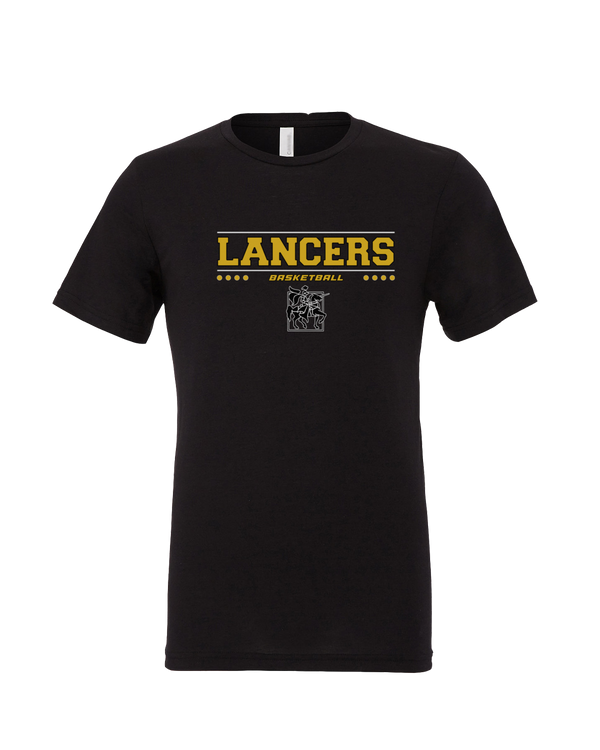 Lafayette HS Boys Basketball Border - Mens Tri Blend Shirt