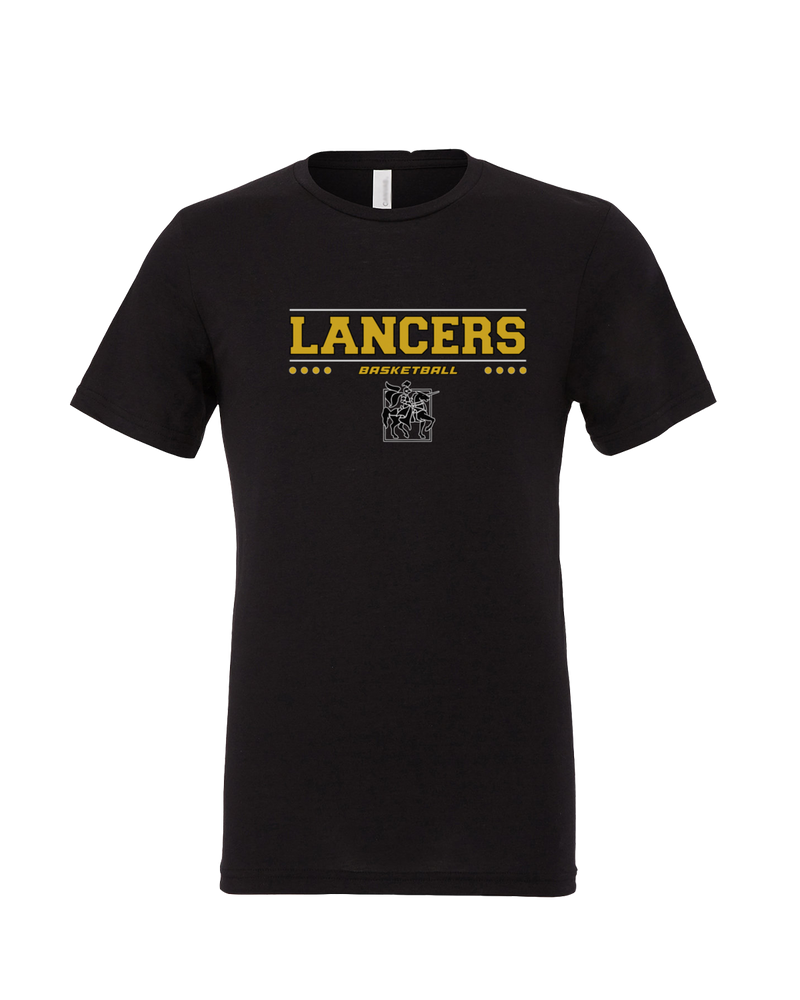 Lafayette HS Boys Basketball Border - Mens Tri Blend Shirt