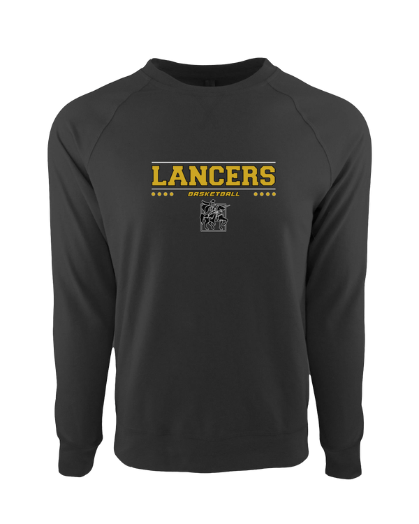 Lafayette HS Boys Basketball Border - Crewneck Sweatshirt