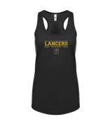 Lafayette HS Boys Basketball Border - Womens Tank Top