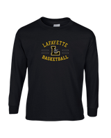 Lafayette HS Boys Basketball Curve - Mens Cotton Long Sleeve