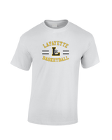 Lafayette HS Boys Basketball Curve - Cotton T-Shirt