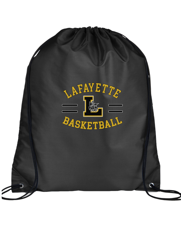 Lafayette HS Boys Basketball Curve - Drawstring Bag