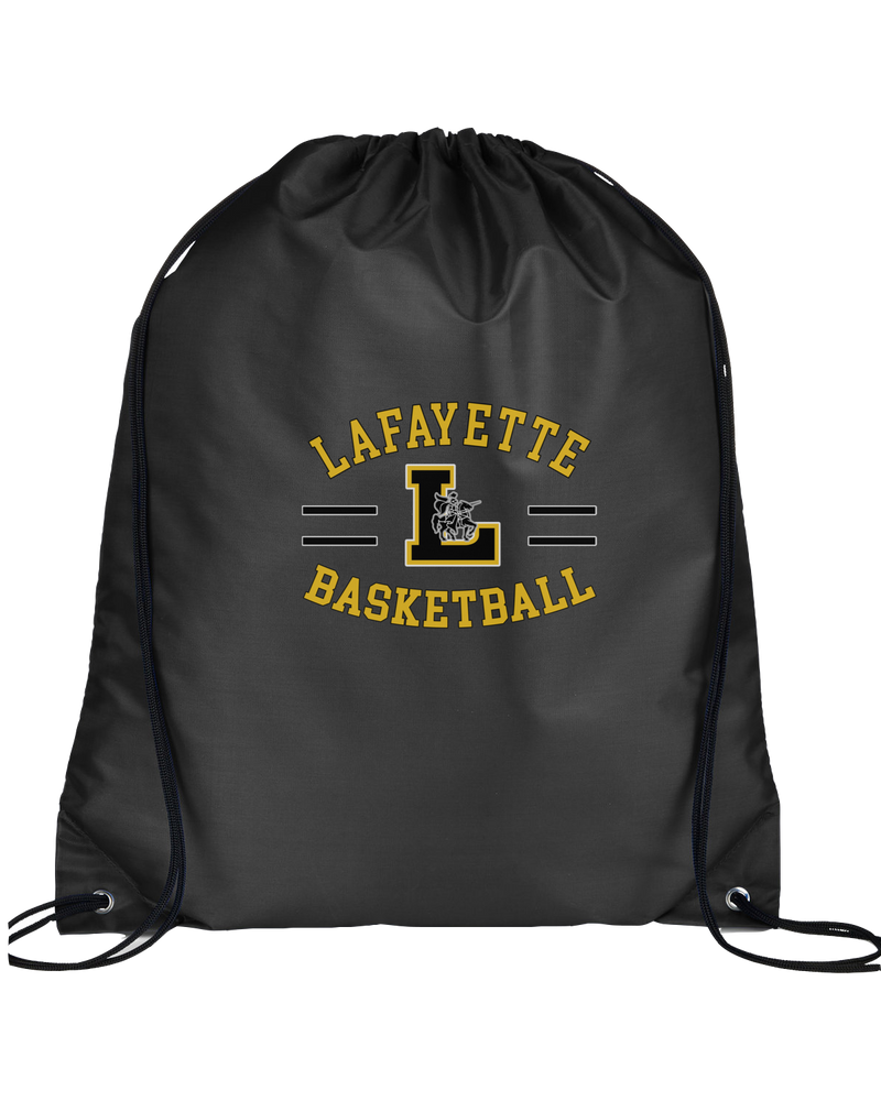 Lafayette HS Boys Basketball Curve - Drawstring Bag