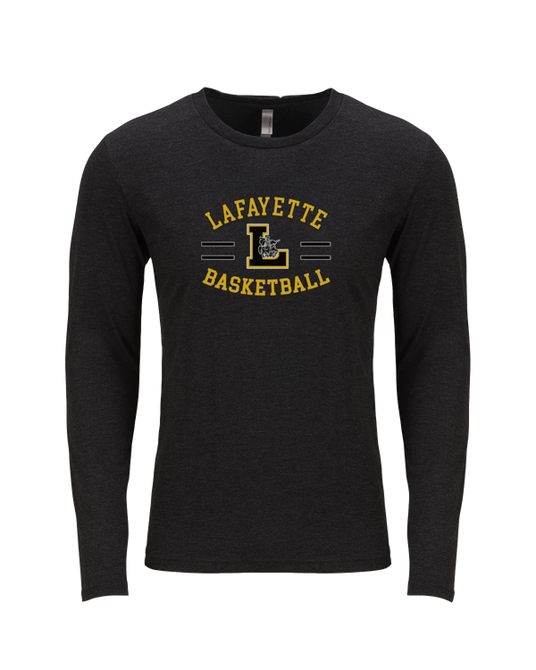 Lafayette HS Boys Basketball Curve - Tri Blend Long Sleeve