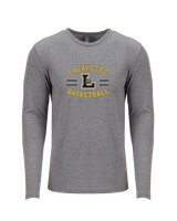 Lafayette HS Boys Basketball Curve - Tri Blend Long Sleeve