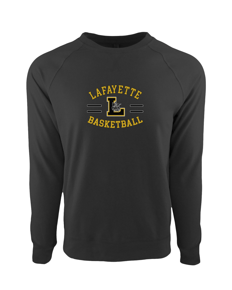 Lafayette HS Boys Basketball Curve - Crewneck Sweatshirt