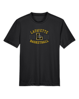 Lafayette HS Boys Basketball Curve - Youth Performance T-Shirt