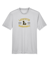Lafayette HS Boys Basketball Curve - Youth Performance T-Shirt