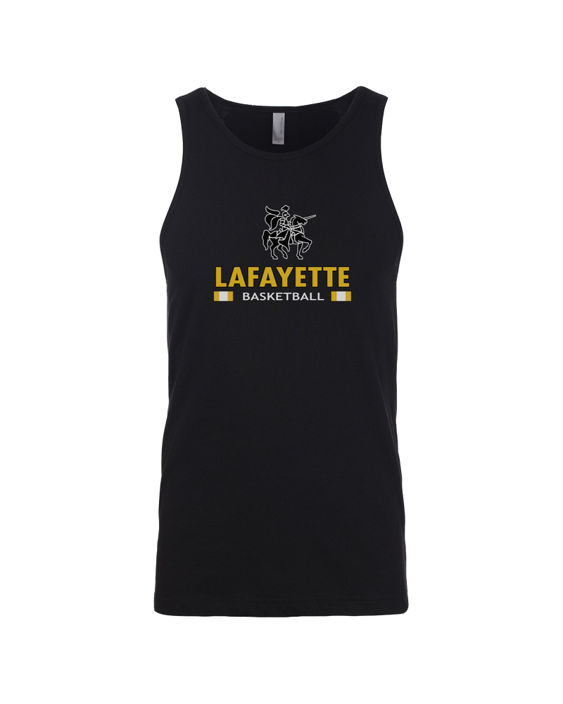 Lafayette HS Boys Basketball Stacked - Mens Tank Top